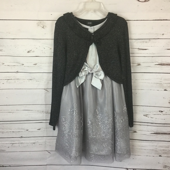 Holiday Editions Other - Holiday Edition Holiday Dress & Bolero Set, Size 14/16